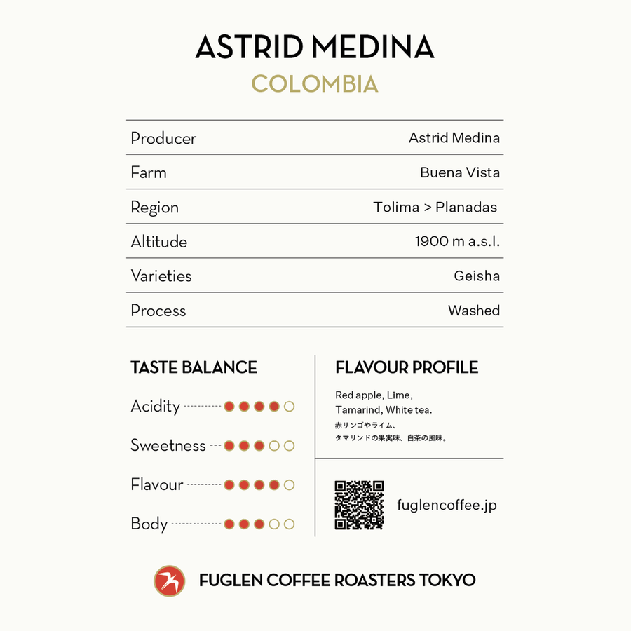 【NEW】ASTRID MEDINA GEISHA / COLOMBIA