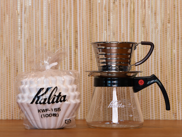 Kalita Wave 155 – Lot 100 Filtres à Café Jetables Petits – Pour 1-2 Tasses, Saveur Intense